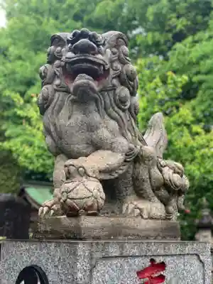 中島八幡神社の狛犬