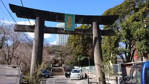 芝東照宮の鳥居