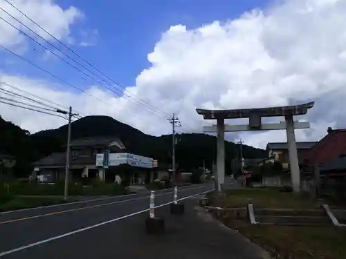 村檜神社の鳥居