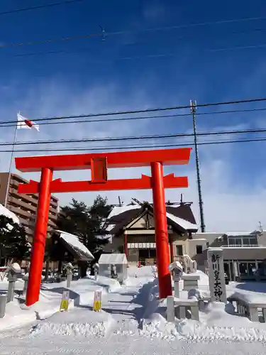 新川皇大神社の鳥居