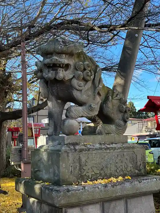 神炊館神社 ⁂奥州須賀川総鎮守⁂の狛犬