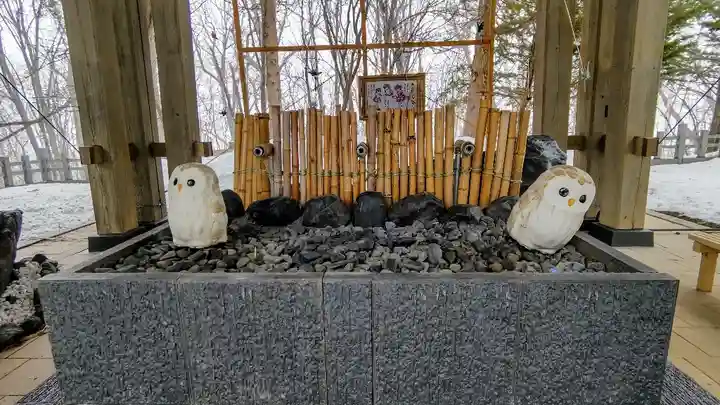 上川神社の手水舎
