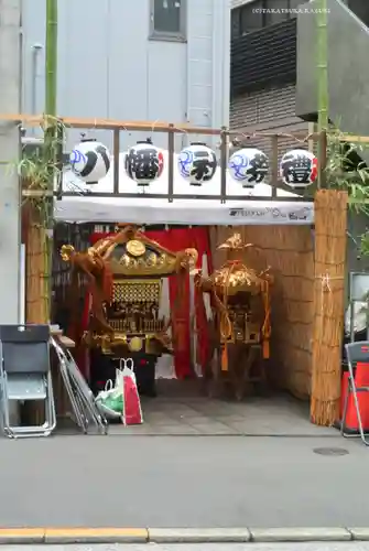 鳩森八幡神社のお祭り