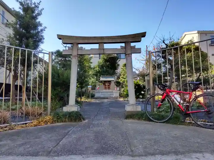 川端稲荷神社の鳥居