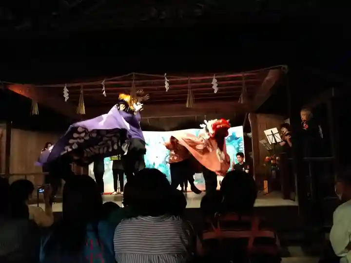 阿智神社の神楽
