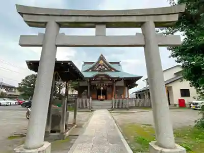 鵜ノ木八幡神社の鳥居