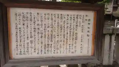 鎧神社の歴史