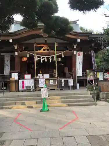 鳩森八幡神社の本殿・本堂