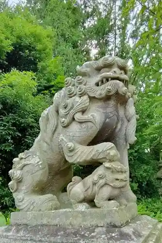 神炊館神社 ⁂奥州須賀川総鎮守⁂の狛犬