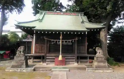 上水子ノ氷川神社の本殿