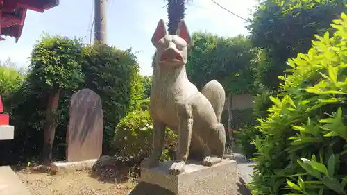 下組八幡稲荷神社の狛犬