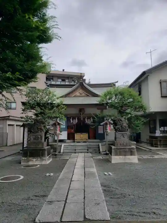 穏田神社の本殿・本堂