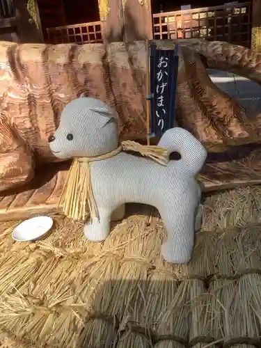 若宮八幡社の狛犬