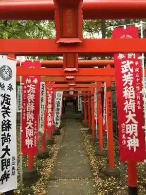 鬼子母神堂 (法明寺)の鳥居