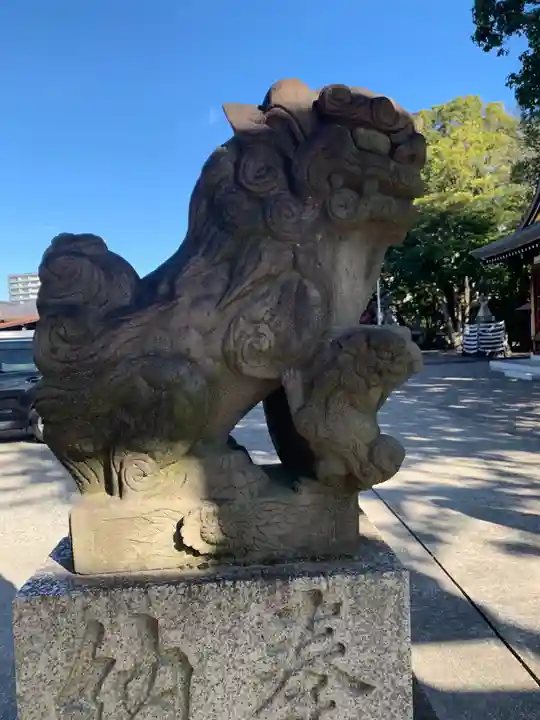 片山八幡神社の狛犬