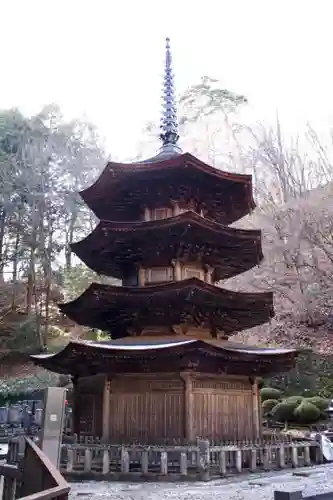 安楽寺の塔