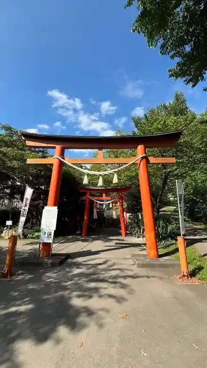 虻田神社の鳥居