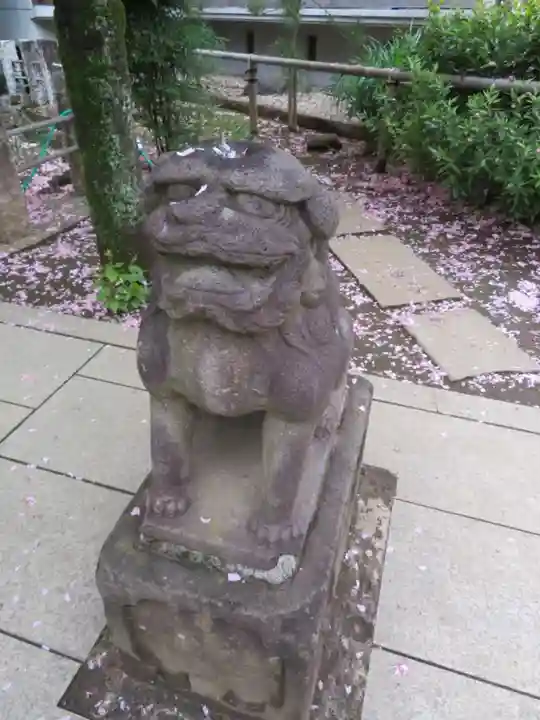 鳩森八幡神社の狛犬