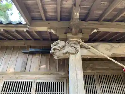 蓑毛神社の芸術
