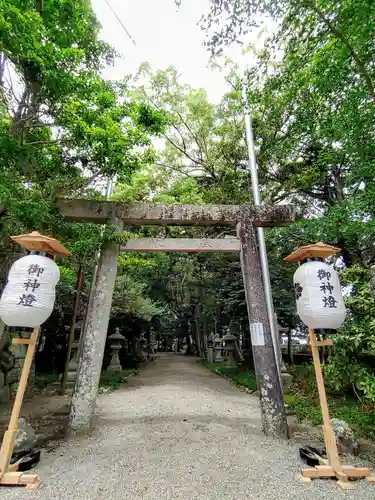 竹神社の鳥居