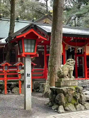 椿岸神社の狛犬