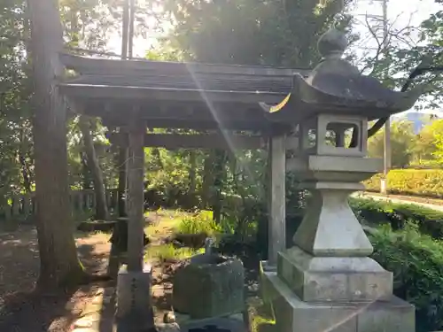 藍澤神社の手水舎