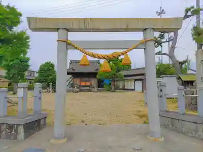 神明社(富山町)の鳥居