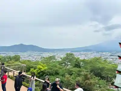 新倉富士浅間神社の景色