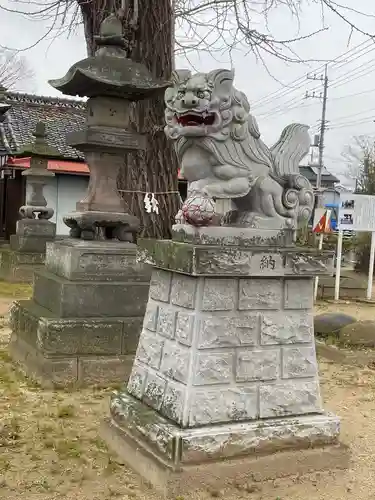 千勝神社の狛犬