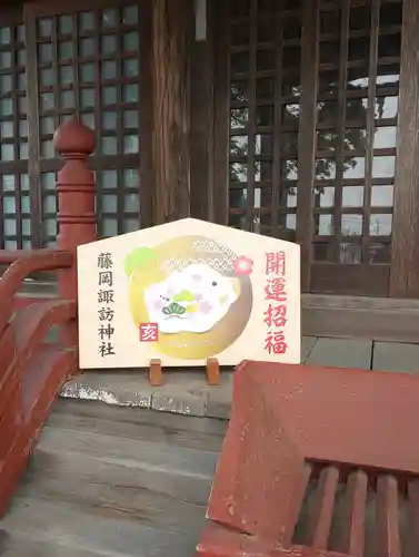 諏訪神社の絵馬