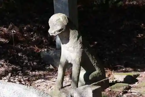 中津川神社の狛犬