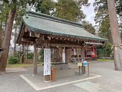 川勾神社の手水舎