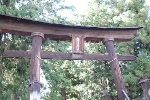 大井俣神社の鳥居