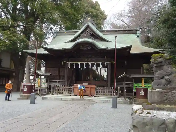 谷保天満宮の本殿・本堂