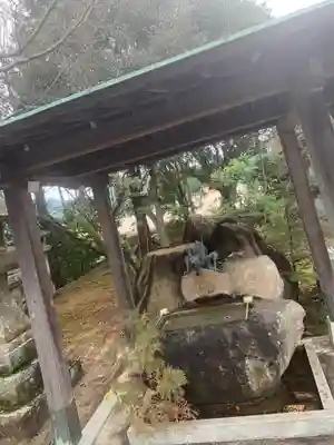 小俣八幡宮の手水舎