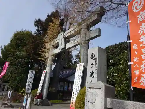 亀ケ池八幡宮の鳥居