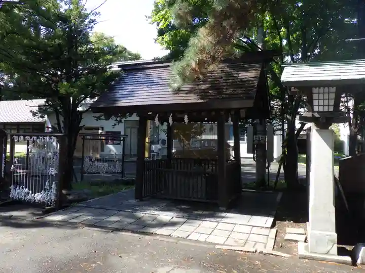 豊平神社の手水舎
