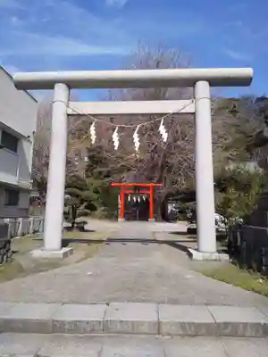 雷神社の鳥居