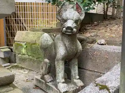 新羽杉山神社の狛犬
