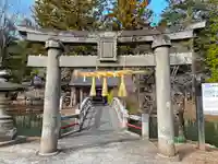 穂見諏訪十五所神社の鳥居