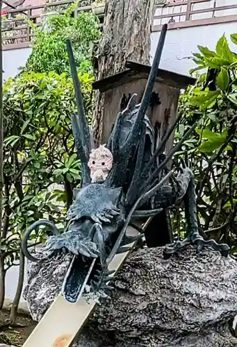 高木神社の手水