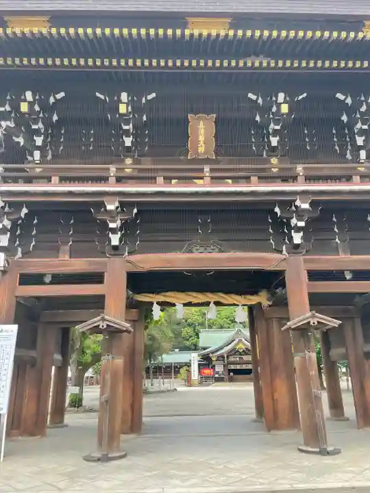 真清田神社の山門・神門