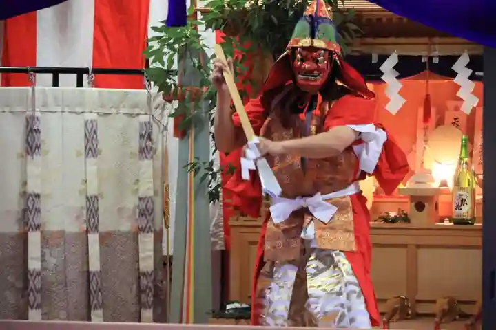 長屋神社の神楽
