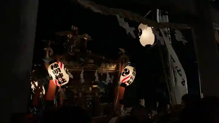神明神社のお祭り