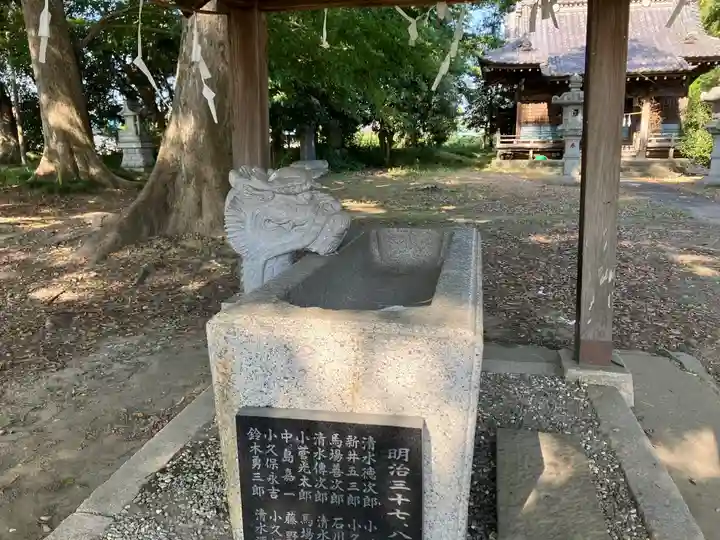 八幡神社の手水舎
