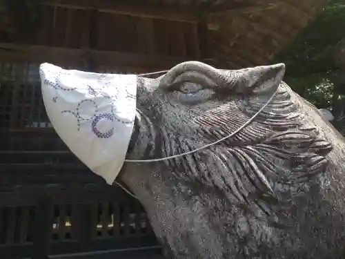 和氣神社（和気神社）の狛犬