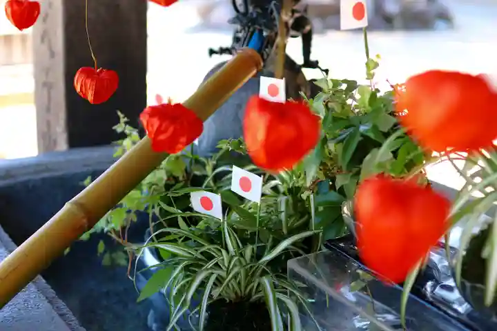 三津厳島神社の手水舎