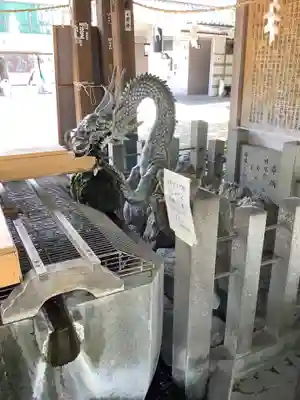 真清田神社の手水舎