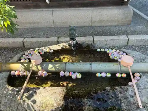 五泉八幡宮の手水舎