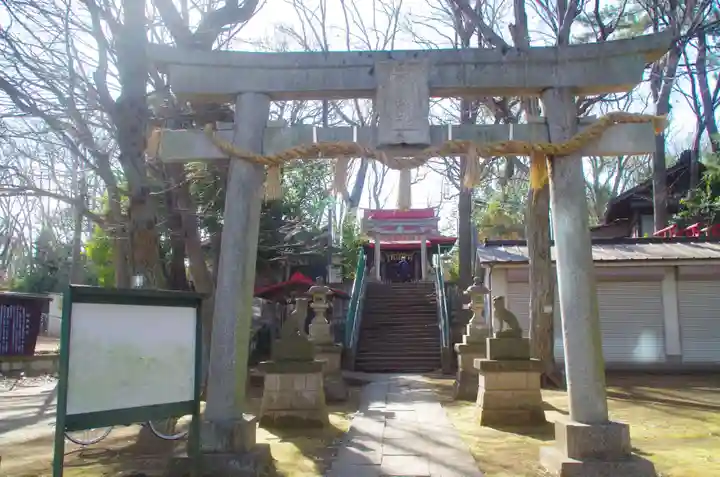 桜川御嶽神社(上板橋御嶽神社)の鳥居